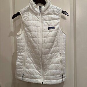 Patagonia Nano Puff Packable Insulated Vest - Birch White , Women's Size: XS